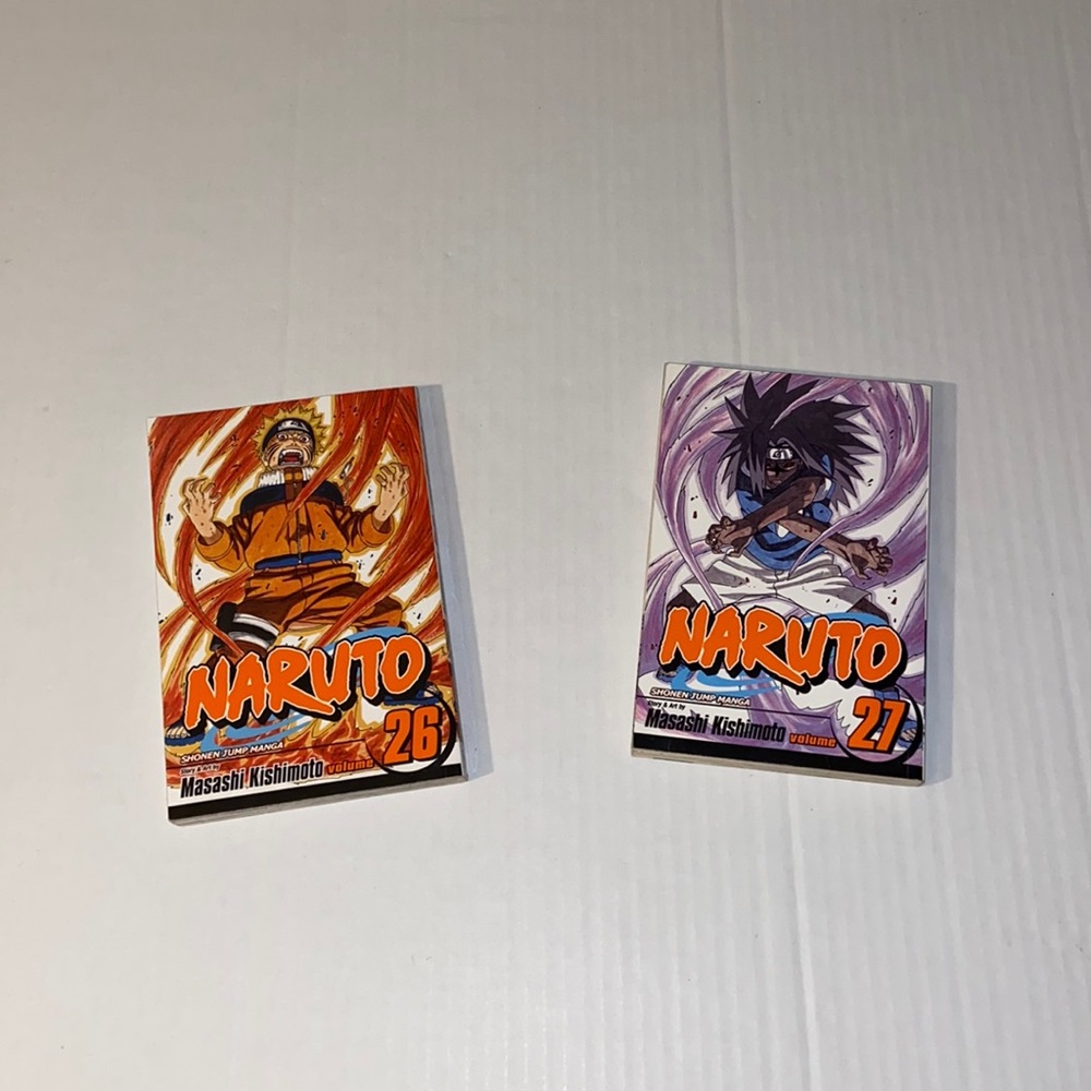 Shonen Jump Manga Naruto Volumes 26 and 27